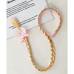 Babyhug Free Size Hair Band Tiara & Bow Applique - Pink