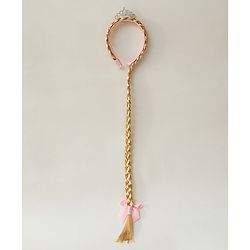 Babyhug Free Size Hair Band Tiara & Bow Applique - Pink