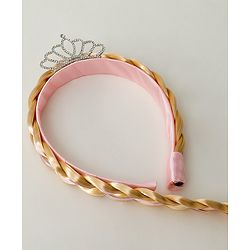 Babyhug Free Size Hair Band Tiara & Bow Applique - Pink