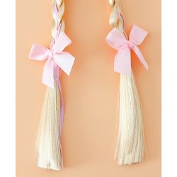 Babyhug Pearl Bead Crown Applique Hair Band - Pink