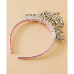 Babyhug Hair Bands With Applique Free Size -Pink