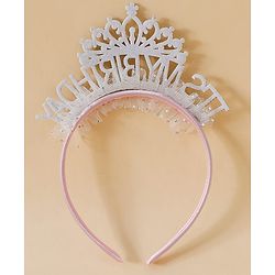 Babyhug Hair Bands With Applique Free Size -Pink