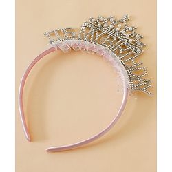 Babyhug Hair Bands With Applique Free Size -Pink