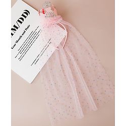Babyhug Hair Bands With Applique Free Size- Pink