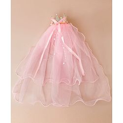 Babyhug Hair Bands With Applique Free Size-Pink
