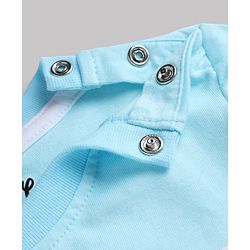 Babyhug Disney Single Jersey Knit Half Sleeve T-shirt With Mickey Mouse Graphics Pack of 2 - Blue & Light Blue