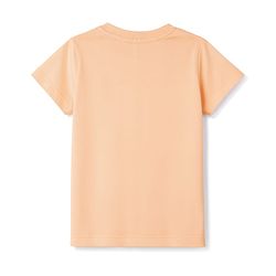 Babyhug 100% Cotton Knit Half Sleeves Tropical Theme Printed T-Shirt & Pyjama Night Suit - Peach