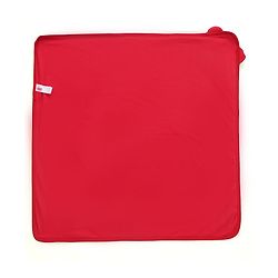 Babyhug Cotton Terry Knit Hooded Towel With Animal Embroidery L 76 x B 76 cm - Red