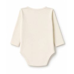 Babyhug 100% Cotton Interlock Knit Dino Printed Onesie With Leggings - Offwhite