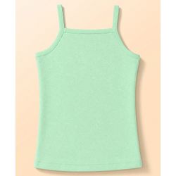 Babyhug 100% Cotton Knit Sleeveless Floral & Birds Printed Slips Pack Of 3 - Light Green Pink & White