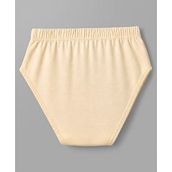 Babyhug 100% Cotton Knit Vehicles Printed & Striped Briefs Pack Of 3 - Light Blue Cream & White