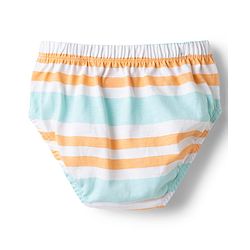 Babyhug 100% Cotton Knit Striped & Sea Life Printed Briefs Pack Of 3 - Multicolor
