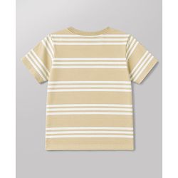 Babyhug 100% Cotton Knit Half Sleeves Striped & Animal Printed T-Shirts Pack Of 3 -Light Green & White