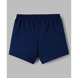Babyhug 100% Cotton Knit Briefs Pack of 3 - Navy Blue, White & Light Blue