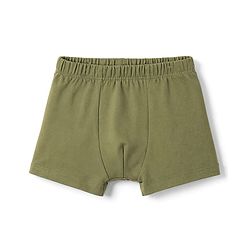 Babyhug 100% Cotton Knit Solid Briefs Pack Of 3 - Navy Blue Olive Green & Rust Orange