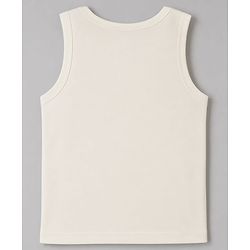 Babyhug 100% Cotton Single Jersey Knit Sleeveless Sando Pack of 3 - Blue,White, Light Blue