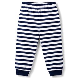 Babyhug Cotton Knit Full Sleeves Dino Printed & Striped Pyjama Night Suit - Navy Blue