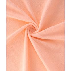Babyhug 100% Cotton Knit Towel With Hood L 75 x B 75 cm - Peach