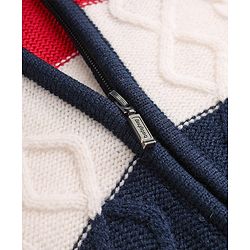 Babyhug Unisex Knit Full Sleeves Hooded Sweater with Cable Knit Design - Red