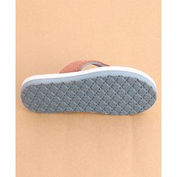 Cute Walk by Babyhug Slip Ons Flip Flops With Princess Print - Peach