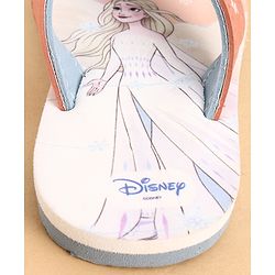 Cute Walk by Babyhug Slip Ons Flip Flops With Princess Print - Peach