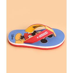 Cute Walk by Babyhug Slip On Closure Flip Flop With Mickey Mouse Graphic - Blue