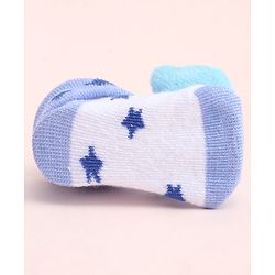 Cute Walk by Babyhug Socks with Large Kitty Applique - Purple