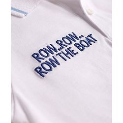 Babyhug Single Jersey Knit Half Sleeves  T-Shirt & Shorts Set with Stripes & Suspender - Blue & White