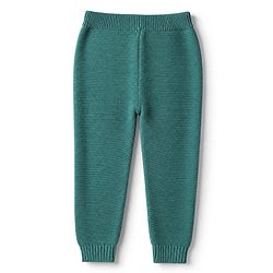 Babyhug 100 % Cotton Knit Front Open Sweater Set With Cap & Bear Applique - Teal Blue