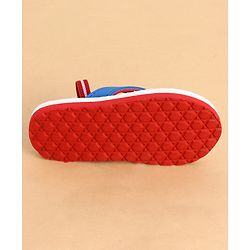 Cute Walk by Babyhug Back Strap Closure Vehicles Printed Flip Flops - Blue