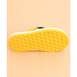 Cute Walk by Babyhug Slip Ons Flip Flop With Dino Print - Yellow