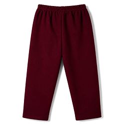 Babyhug Velour Knit Full Length Solid Pant - Black