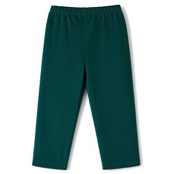 Babyhug Velour Knit Full Length Solid Pant - Black