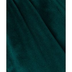 Babyhug Velour Knit Full Length Solid Pant - Black