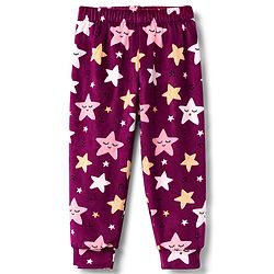 Babyhug Velour Full Sleeves Sweatshirt & Pant Co-Ord Winter Wear Suit With Star Print - Maroon