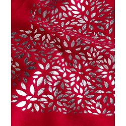 Babyhug Velour Full Sleeves Winter Wear Set With Heart Foil Print - Fuchsia