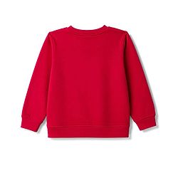 Babyhug Velour Full Sleeves Winter Wear Set With Heart Foil Print - Fuchsia