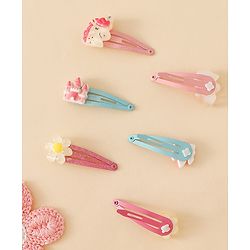 Babyhug Free Size Snap Clips With Applique - Multicolor