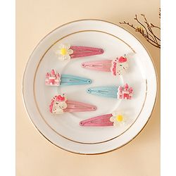 Babyhug Free Size Snap Clips With Applique - Multicolor