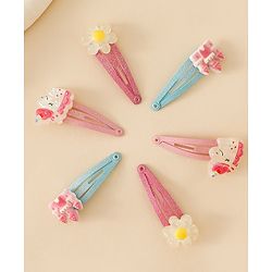 Babyhug Free Size Snap Clips With Applique - Multicolor