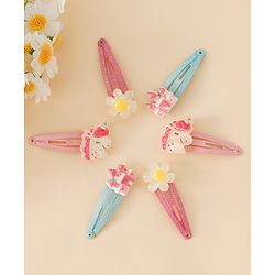 Babyhug Free Size Snap Clips With Applique - Multicolor