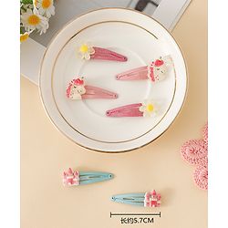 Babyhug Free Size Snap Clips With Applique - Multicolor