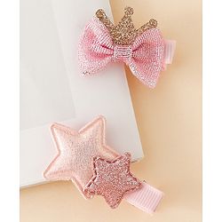 Babyhug Free Size Hair Pins And Clips - Pink