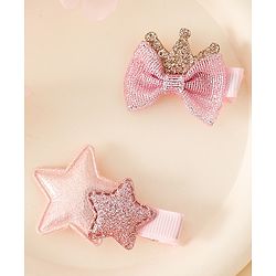 Babyhug Free Size Hair Pins And Clips - Pink