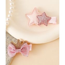 Babyhug Free Size Hair Pins And Clips - Pink