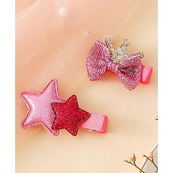 Babyhug Free Size Hair Pins And Clips - Pink