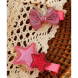 Babyhug Free Size Hair Pins And Clips - Pink