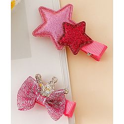 Babyhug Free Size Hair Pins And Clips - Pink