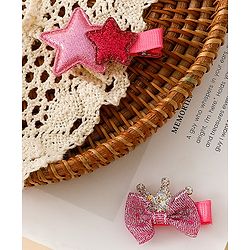 Babyhug Free Size Hair Pins And Clips - Pink