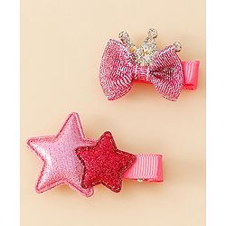 Babyhug Free Size Hair Pins And Clips - Pink